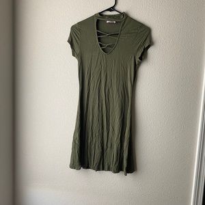 Never worn Olive Green dress